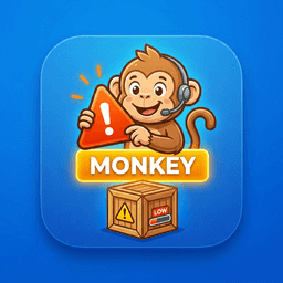 Monkey Low Stock Alert logo