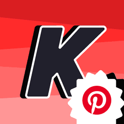 K: Pinterest Pin It logo