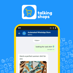 Talking Shops: WhatsApp Hub logo
