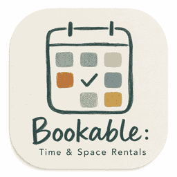 Booker: Time & Space Rentals logo