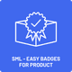 Easy badges for Product logo