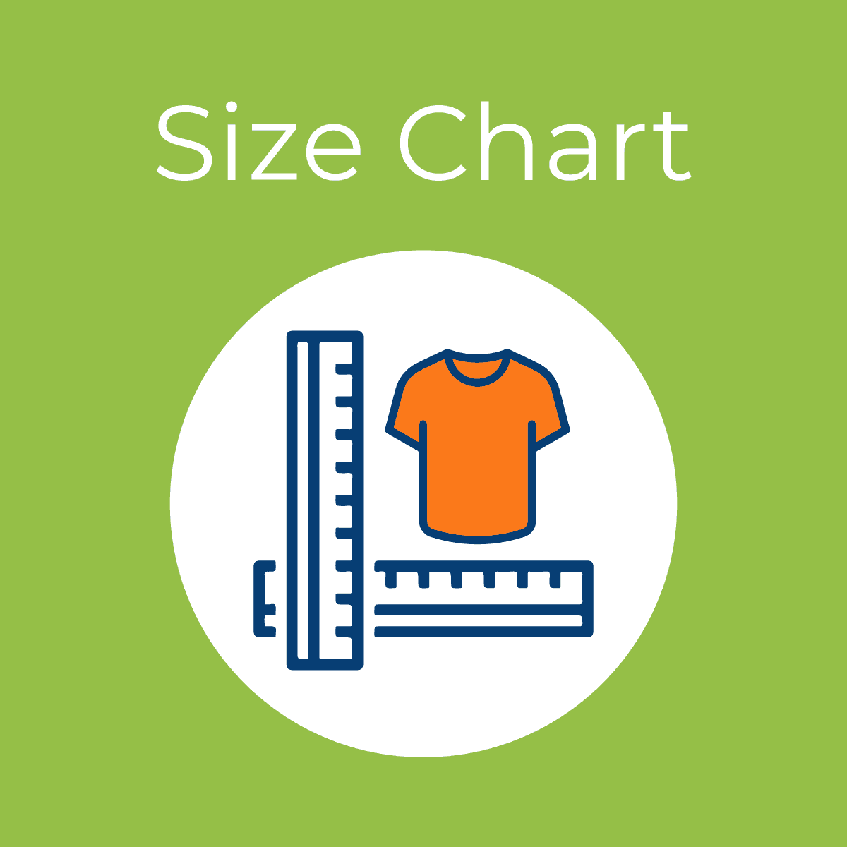 Display size charts on product pages, customize popups, and manage charts for all or specific items. logo