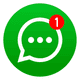 EAZE Button โ for WhatsApp logo