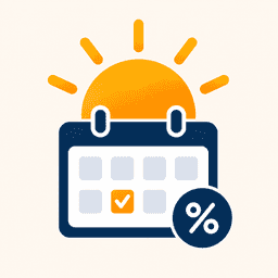 SunDial: Scheduled sales logo