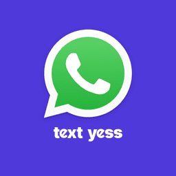 Whatsapp Chat Bubble TextYess logo