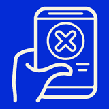 NC ‑ Delete customer accounts logo