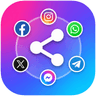 Ezy Social Media Icons & Share logo