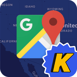 K: Google Maps Button logo