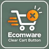 Ecomware: Clear Cart Button logo