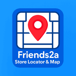Friends2a Store Locator & Map logo