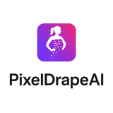PixelDrapeAI ‑ Virtual Try‑On logo