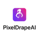 PixelDrapeAI ‑ Virtual Try‑On logo