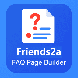 Friends2a FAQ Page Builder logo