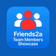 Friends2a Team Member Showcase logo