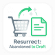 Resurrect: Abandoned to Draft logo