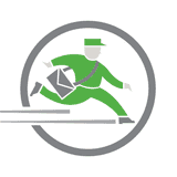 A‑Way Express Courier logo