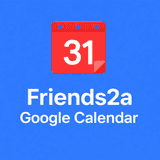 Friends2a Google Calendar logo