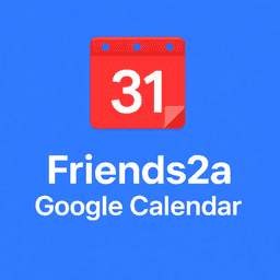Friends2a Google Calendar logo