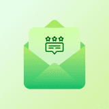 Green feeback & suvery form logo