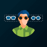 Milople Virtual try‑on logo
