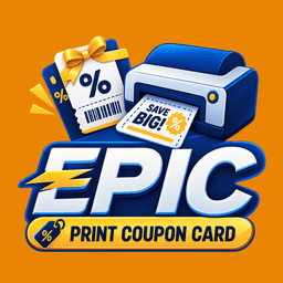 EPIC: Printable Coupon Cards logo