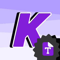 K: Google Fonts logo