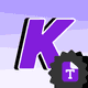 K: Google Fonts logo