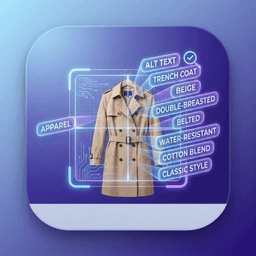 SnapDescription: Image to SEO logo