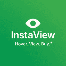 InstaView: Hover. View. Buy logo