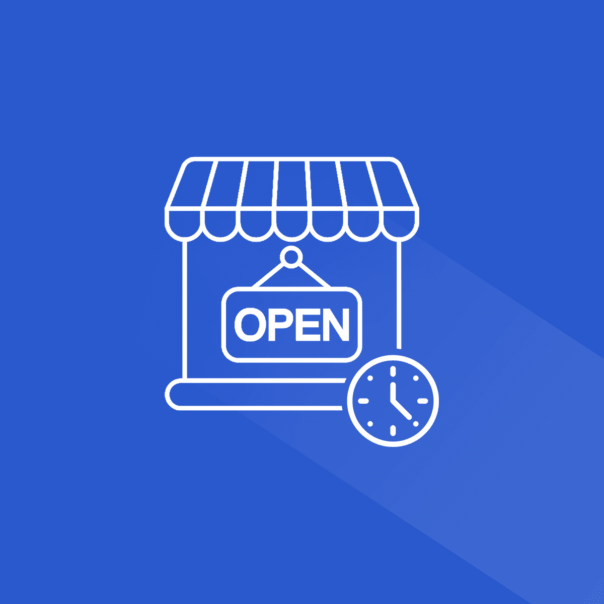 Effectively communicate store opening & closing timings to prevent untimely orders. logo