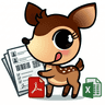 HappyDeers Docs 帳票配送CSVインボイス logo