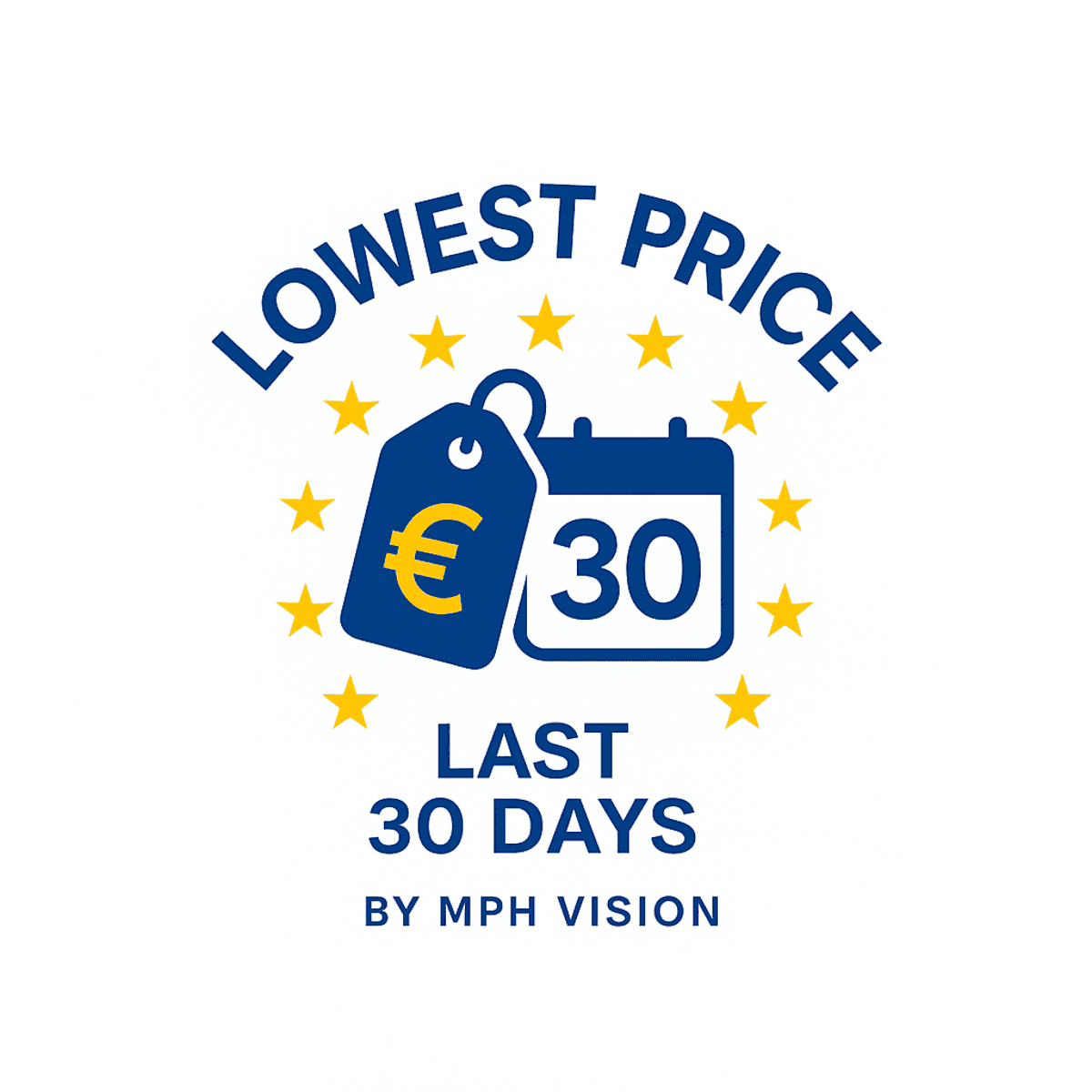 Comply with EU Omnibus by showing 30-day lowest prices—automatic and effortless. logo