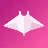Text Reveal Manta logo