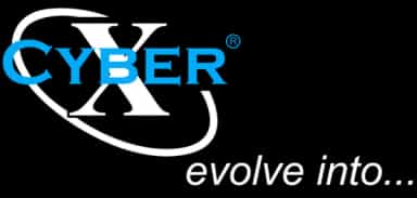 Cyber X evolve into... logo