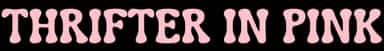 Thrifter in Pink logo