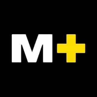 M+ store logo
