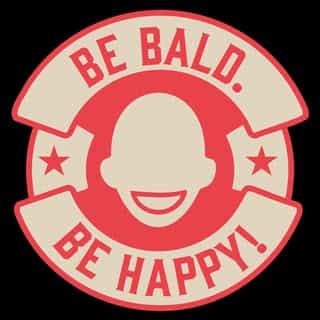 Be Bald. Be Happy! logo