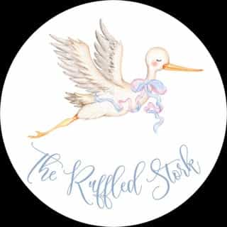 The Ruffled Stork logo