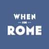 When in Rome Wine logo