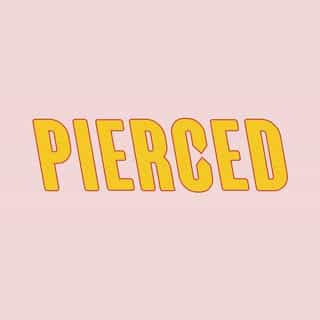 Pierced logo