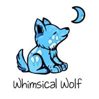 Whimsical Wolf logo