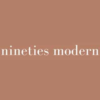 nineties modern logo