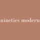 nineties modern logo