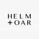 H E L M + O A R logo