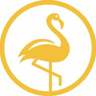 De Gele Flamingo NL logo