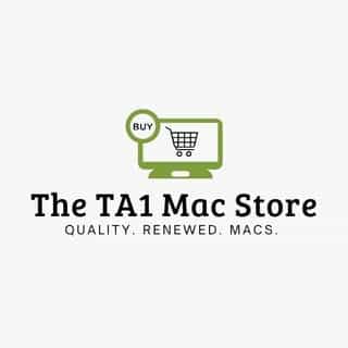 The TA1 Mac Store logo