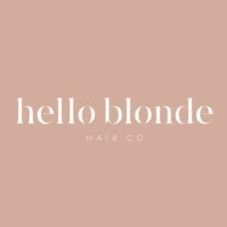 Hello Blonde Hair co. logo
