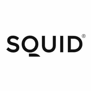 SQUID textile window film logo