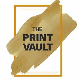 The Print Vault logo