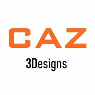 CAZ 3D logo